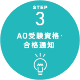 AO受験資格・合格通知
