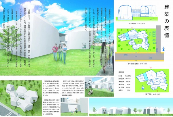 福岡デザイン専門学校(FDS)建築設計競技　金賞受賞