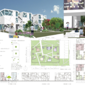 福岡デザイン専門学校(FDS)建築設計競技　受賞