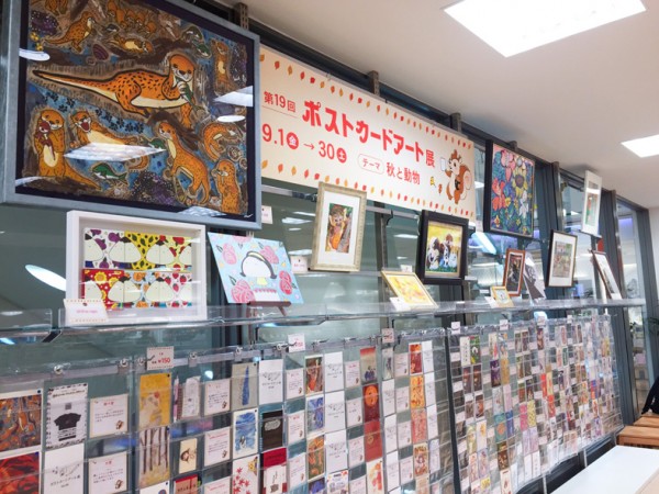 福岡デザイン専門学校(FDS)ポストカードアート展　天神雑貨館INCUBE